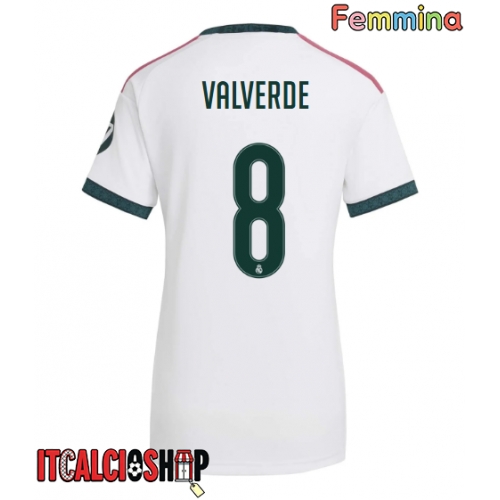 Real Madrid Federico Valverde #8 Prima Maglia Femmina 2026-27 Manica Corta
